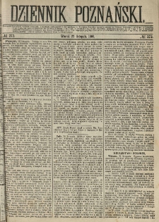 Dziennik Poznański 1860.11.27 R.2 nr272