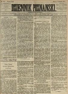 Dziennik Poznański 1871.11.07 R.13 nr254