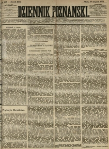 Dziennik Poznański 1871.11.17 R.13 nr263