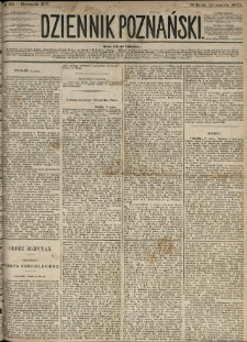 Dziennik Poznański 1873.03.15 R.15 nr62