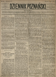 Dziennik Poznański 1873.07.02 R.15 nr149