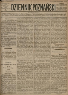 Dziennik Poznański 1873.08.21 R.15 nr191