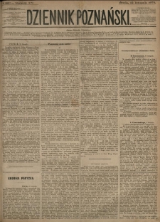 Dziennik Poznański 1873.11.12 R.15 nr260