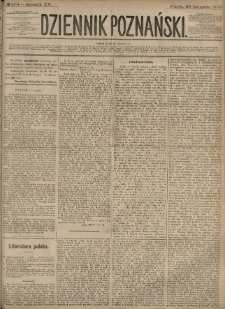 Dziennik Poznański 1873.11.28 R.15 nr274