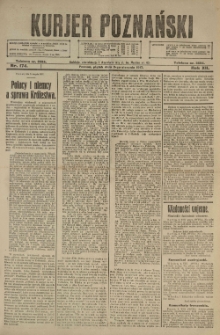 Kurier Poznański 1917.08.03 R.12 nr174