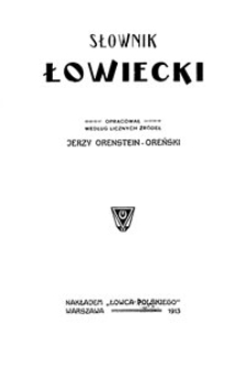 Słownik łowiecki