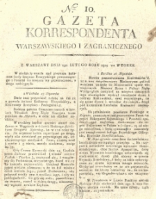 Gazeta Korrespondenta Warszawskiego i Zagranicznego. 1819 nr10