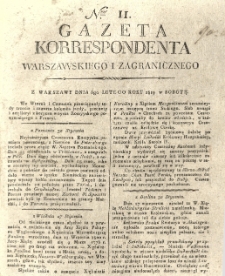 Gazeta Korrespondenta Warszawskiego i Zagranicznego. 1819 nr11