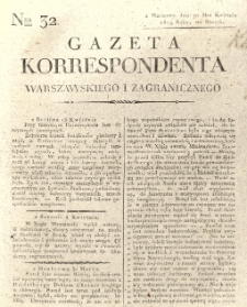 Gazeta Korrespondenta Warszawskiego i Zagranicznego. 1819 nr32