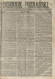 Dziennik Poznański 1859.11.30 R.1 nr274