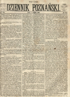 Dziennik Poznański 1862.11.05 R.4 nr254 - drugie wydanie