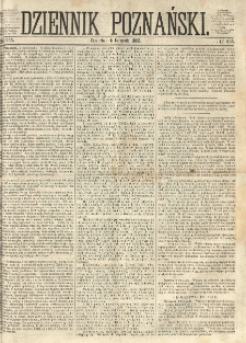 Dziennik Poznański 1862.11.06 R.4 nr255