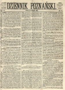 Dziennik Poznański 1862.11.25 R.4 nr271