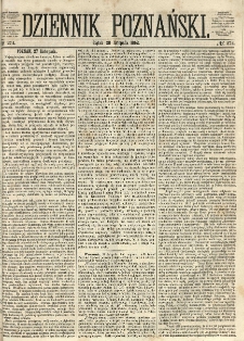 Dziennik Poznański 1862.11.28 R.4 nr274