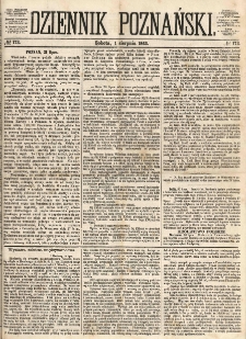 Dziennik Poznański 1863.08.01 R.5 nr173
