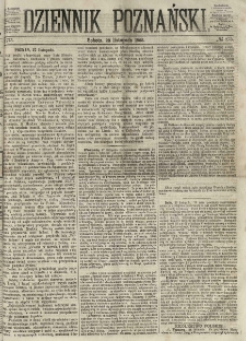 Dziennik Poznański 1863.11.28 R.5 nr273