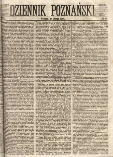 Dziennik Poznański 1864.02.27 R.6 nr47