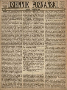 Dziennik Poznański 1864.08.03 R.6 nr176