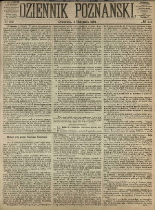 Dziennik Poznański 1864.11.03 R.6 nr252