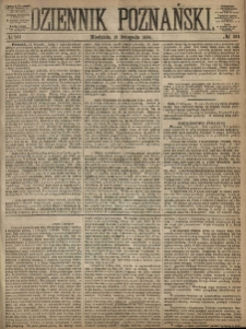 Dziennik Poznański 1864.11.13 R.6 nr261