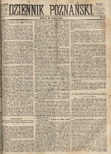 Dziennik Poznański 1865.02.18 R.7 nr40