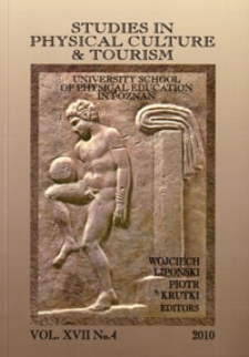 Notes to contributors: Studies in Physical Culture and Tourism 2010 Vol.17 No.4