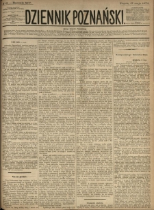 Dziennik Poznański 1872.05.17 R.14 nr111