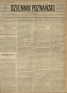 Dziennik Poznański 1872.06.04 R.14 nr124