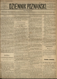 Dziennik Poznański 1872.07.17 R.14 nr160