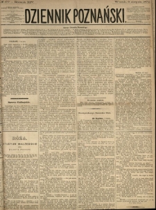 Dziennik Poznański 1872.08.06 R.14 nr177
