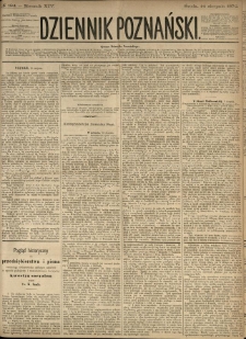 Dziennik Poznański 1872.08.14 R.14 nr184