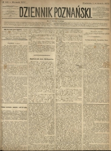 Dziennik Poznański 1872.09.01 R.14 nr199