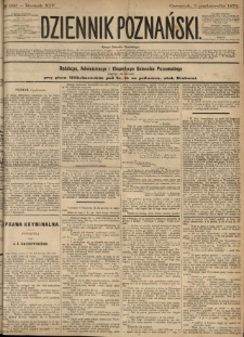 Dziennik Poznański 1872.10.03 R.14 nr226