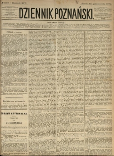 Dziennik Poznański 1872.10.30 R.14 nr249