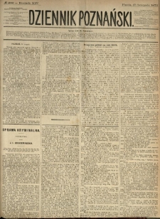 Dziennik Poznański 1872.11.15 R.14 nr262