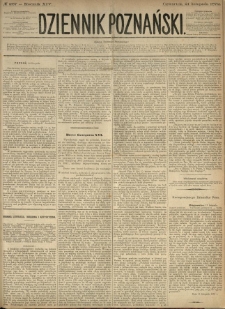 Dziennik Poznański 1872.11.21 R.14 nr267