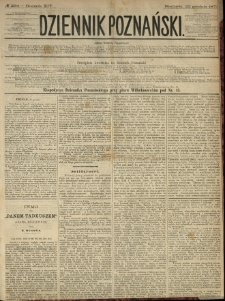 Dziennik Poznański 1872.12.22 R.14 nr294