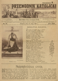 Przewodnik Katolicki. 1916 R.22 nr21