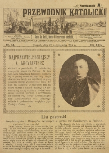 Przewodnik Katolicki. 1916 R.22 nr44