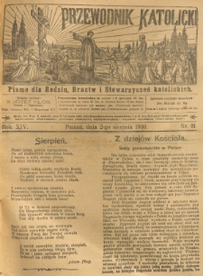 Przewodnik Katolicki. 1908 R.14 nr31