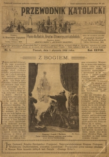 Przewodnik Katolicki. 1922 R.28 nr1