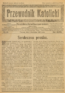 Przewodnik Katolicki. 1922 R.28 nr14
