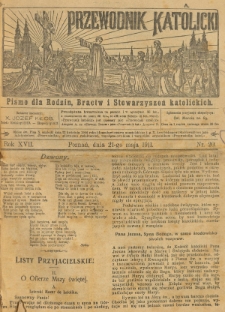Przewodnik Katolicki. 1911 R.17 nr20