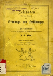 Leitfaden für den Betrieb der Ordnungs- und Freiübungen