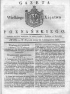 Gazeta Wielkiego Xięstwa Poznańskiego 1837.11.24 Nr276