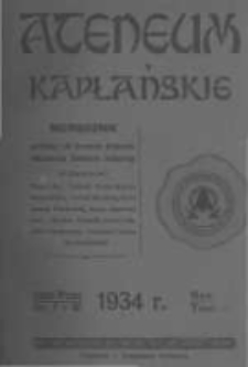 Ateneum Kapłańskie. 1934 R.20 T.34 z.2