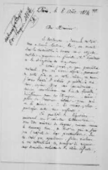 Conseillant do Leonarda Niedźwieckiego. Listy z 1884 roku