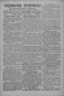 Orędownik Ostrowski: pismo na miasto i powiaty Ostrowski i Odolanowski oraz miast Ostrowa, Odolanowa, Sulmierzyc i Raszkowa 1925.02.07 R.74 Nr11