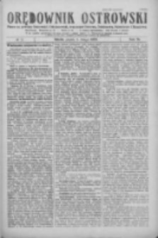 Orędownik Ostrowski: pismo na miasto i powiaty Ostrowski i Odolanowski oraz miast Ostrowa, Odolanowa, Sulmierzyc i Raszkowa 1926.02.05 R.75 Nr11