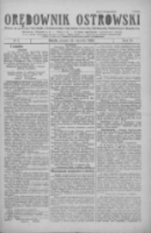 Orędownik Ostrowski: pismo na miasto i powiaty Ostrowski i Odolanowski oraz miast Ostrowa, Odolanowa, Sulmierzyc i Raszkowa 1926.01.22 R.75 Nr7